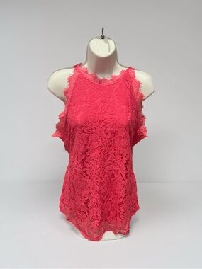 Halife Romantic Lace Halter Tank Top – Size Large – NWT
